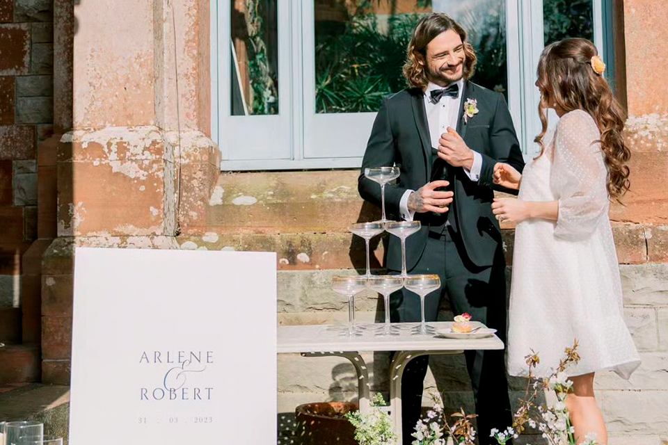 Styled shoot at Castle Leslie